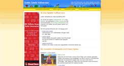 Desktop Screenshot of gratisspiele-downloads.de